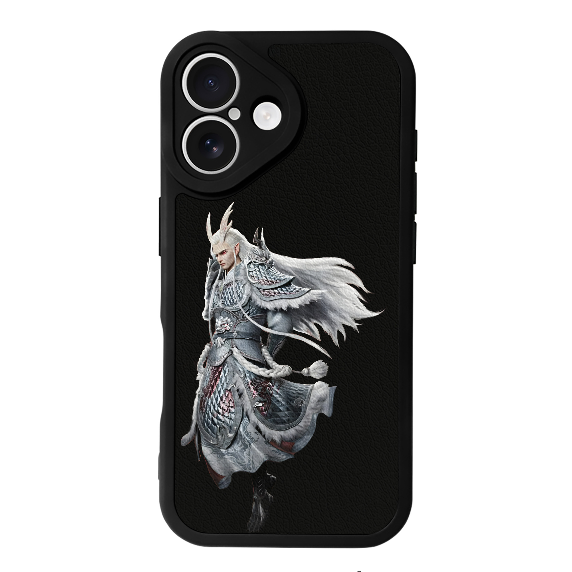 （画像用） Ne Zha 2 ナタ 魔童の大暴れ 【iPhone 16シリーズ対応】シリコンスマホケース（レザー調） 材質：シリコン